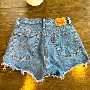 LEVI’s High Waisted Jean Shorts